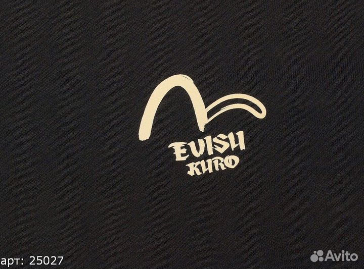 Футболка evisu beyond denim черная