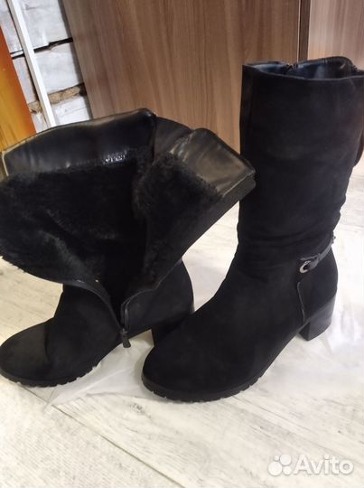Сапоги зимние женские 39