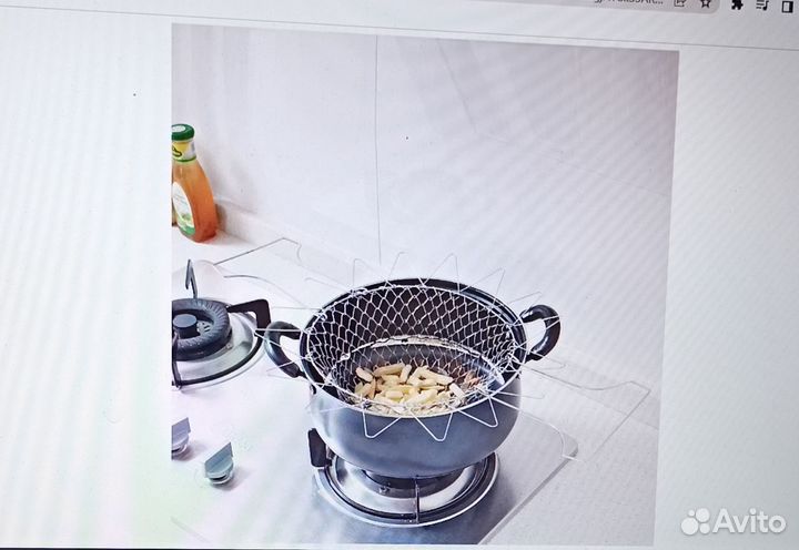 Сетка для фритюрницы пароварки складная решетка