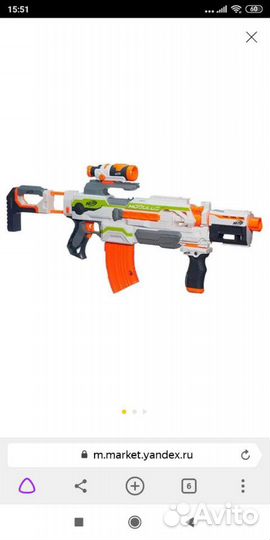 Бластер nerf Modulus ECS-10