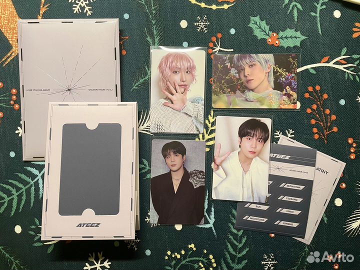 Карты ateez - golden hour : Part.2 альбомки