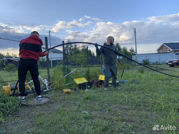 Ремонт скважин, Чистка скважин, Замена насоса