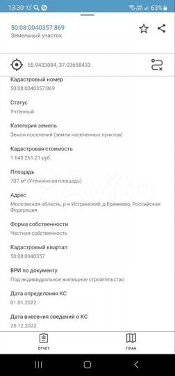 Участок 7,1 сот. (ИЖС)