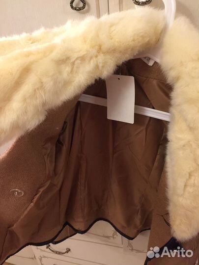 Новое натуральное пальто