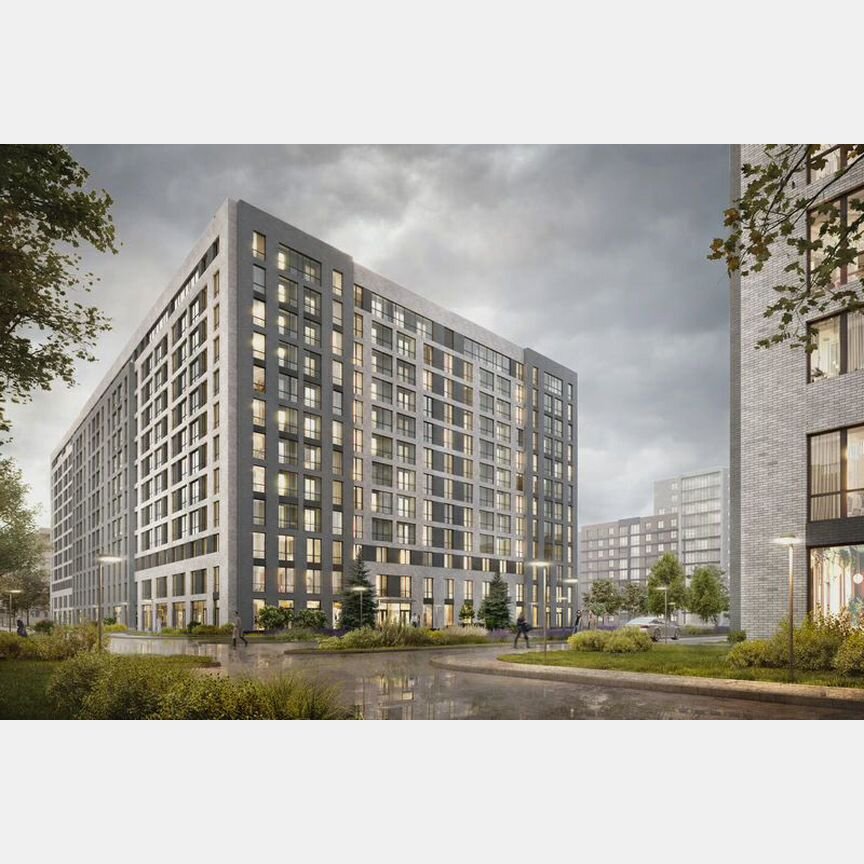 2-к. квартира, 73,6 м², 2/12 эт.