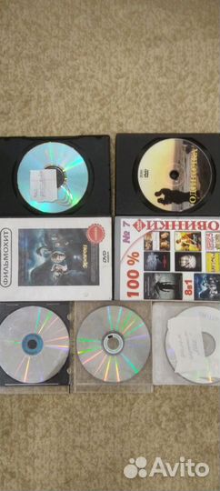 CD диски чистые и с записью, DVD, кассеты