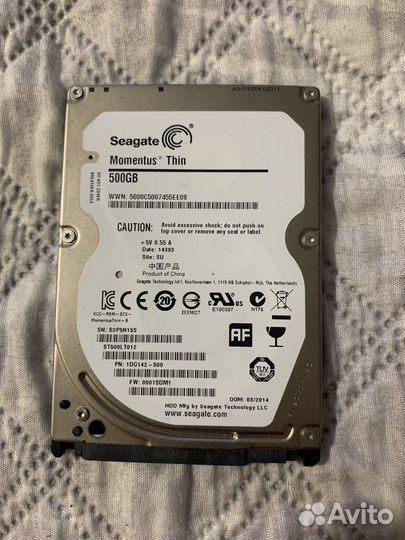 Жесткие диски hdd