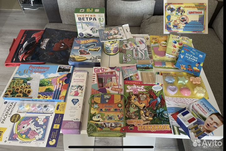 Развивающие наборы новые