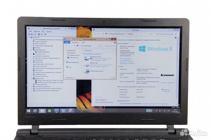Ноутбук Lenovo ideapad 100-15iby *