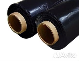 Пленка мульчирующая черная 1.2м, в рулоне 200м