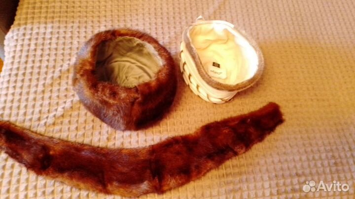 Шапка норковая женская