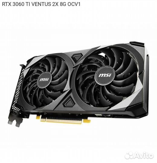 Видеокарта MSI nVidia GeForce RTX 3060 Ti Ventus 2