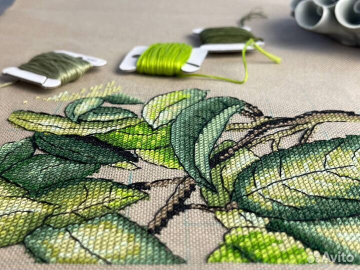 Авторская схема вышивки крестом