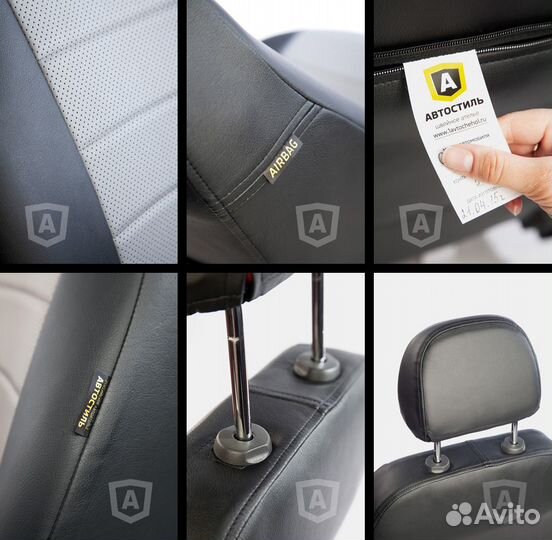 Чехлы на Lexus RX 350 (2009-2015 г.в.) (экокожа+ал