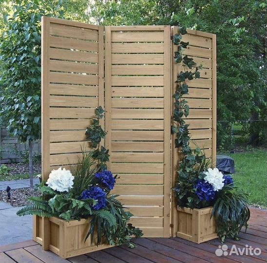 Ширма перегородка уличная для зонирования участка