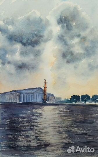 Картины акварелью пейзажи