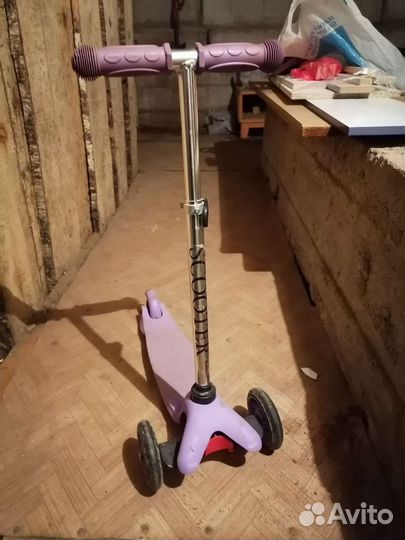 Самокат детский трехколесный бу