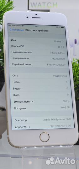 iPhone 6 Plus, 16 ГБ