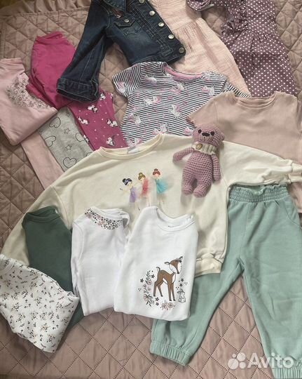 Вещи пакетом на девочку 92 98