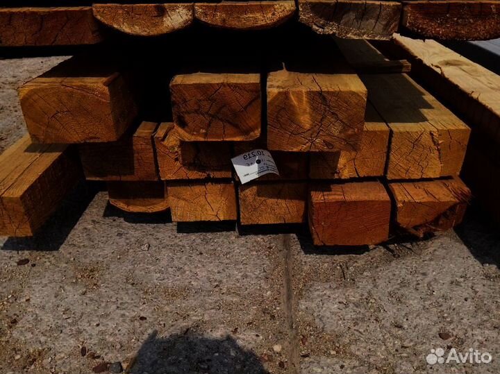 Доставка лиственничного бруса 100x100 мм