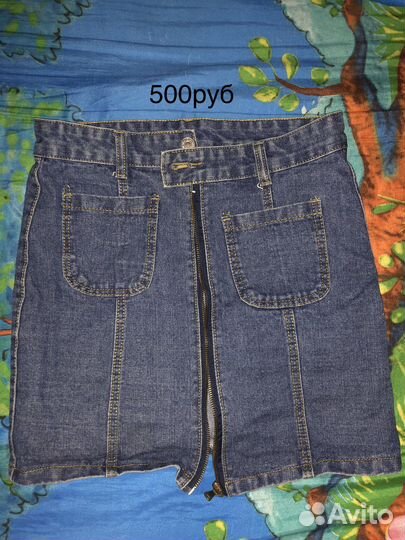 Юбка джинсовая