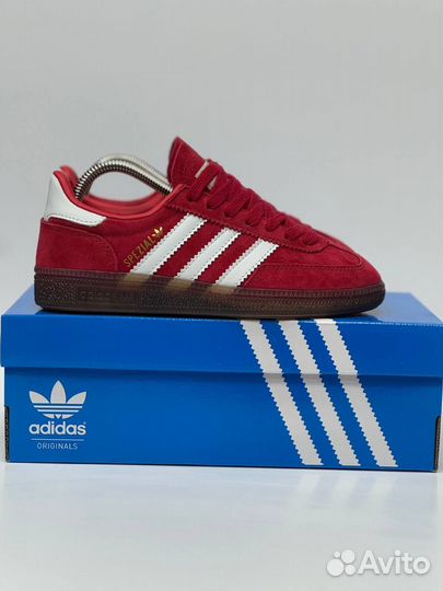 Кроссовки Adidas Spezial красные 3