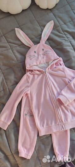 Велюровый костюм Зайка