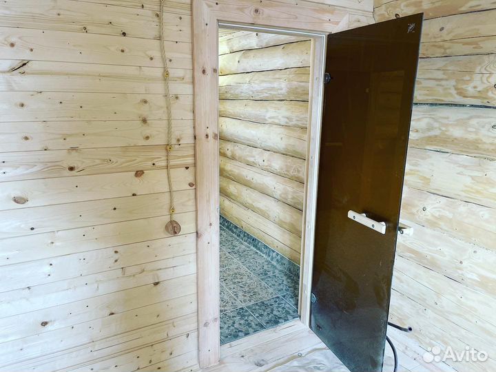 Зимний сруб для дома бани. оцб Профбрус Кругляк