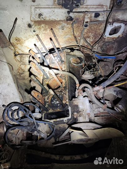 Блок двигателя и кпп Москвич