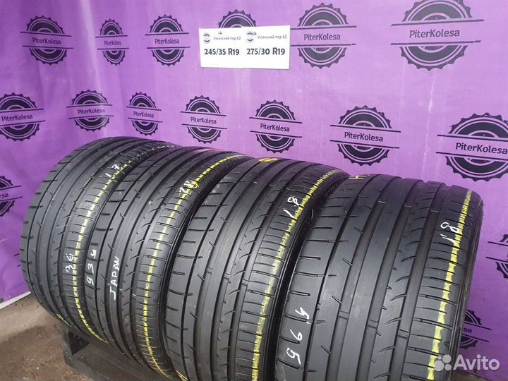 Dunlop SP Sport Maxx 050+ 245/35 R19 и 275/30 R19 96Y