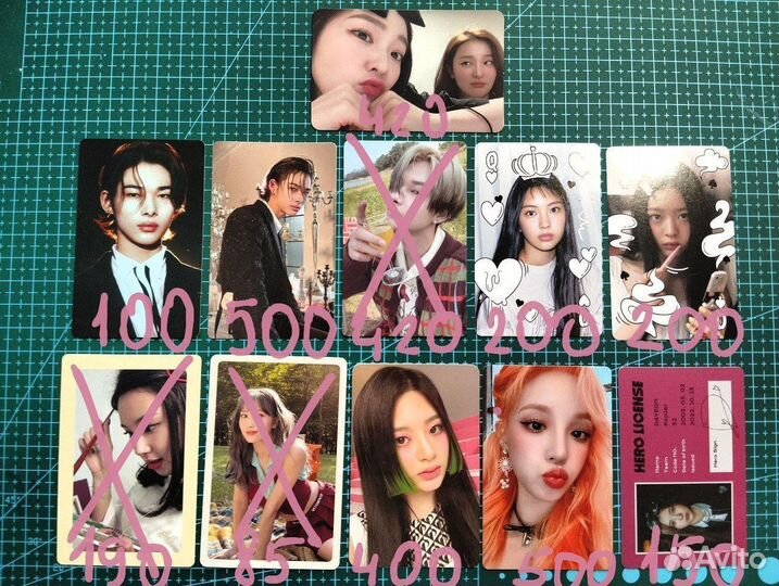 Официальные карты k-pop