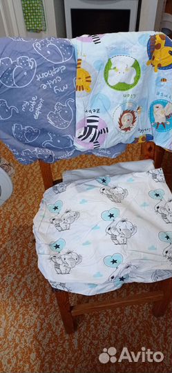 Простыни и непромокаемая накладка