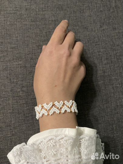 Кольца, бусы из бисера. Серьги мармеладные мишки
