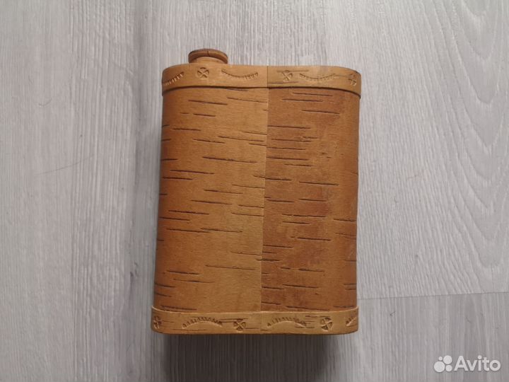 Новая фляжка из бересты 350 мл
