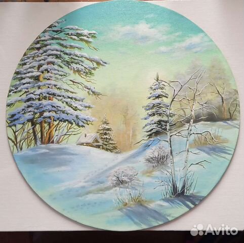 Холст на картоне