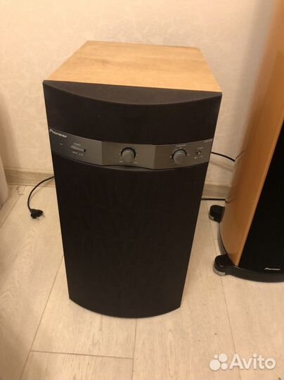 Акустика колонки pioneer, сабвуфер, ресивер Yamaha