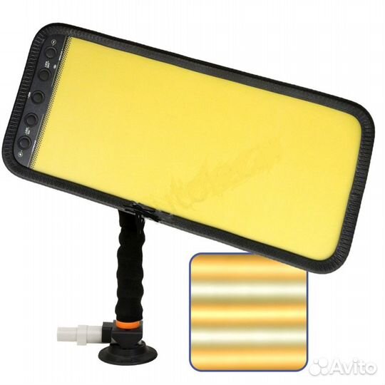 PDR лампа 420/200мм,5полос, с желтым рассеивателем