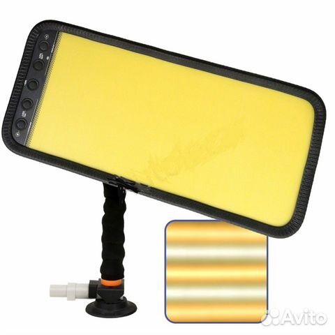 PDR лампа 420/200мм,5полос, с желтым рассеивателем