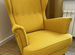 Кресло IKEA страндмон желтое