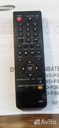 DVD-плеер Samsung DVD-P360K с пультом