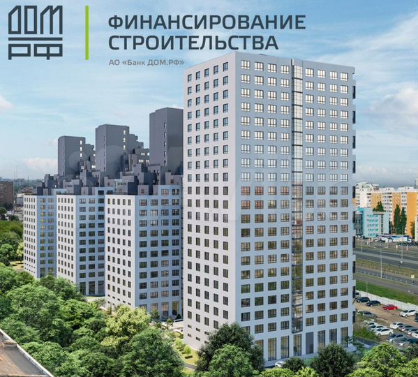 Квартира-студия, 34,6 м², 8/19 эт.