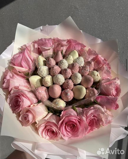 Букет клубника в шоколаде для мамы