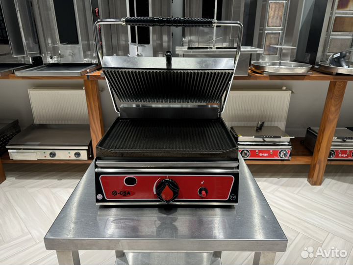 Гриль прижимной газовый