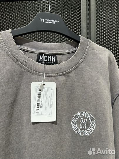 Футболка серая xcnx Universe с вышивкой варенная