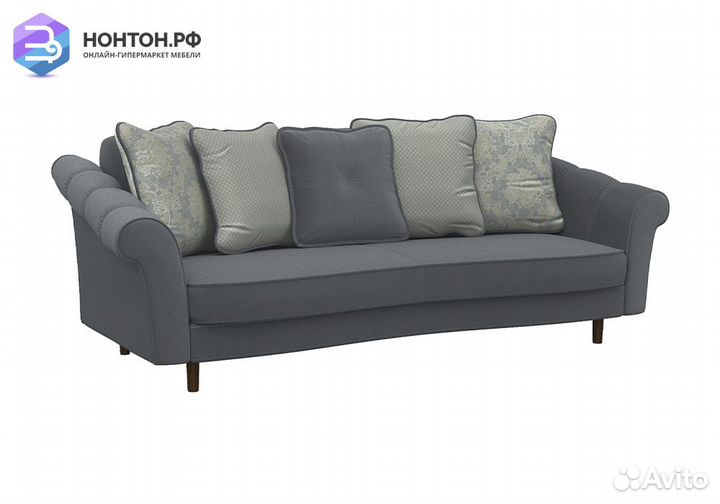 Диван книжка Ника серый