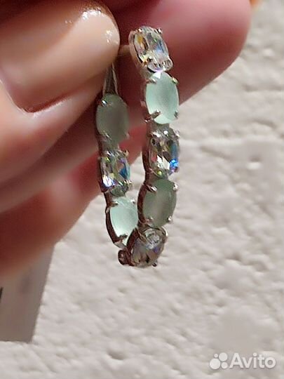 Серьги серебро