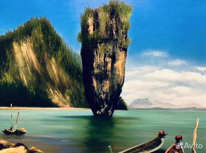 Картина маслом на холсте пейзаж