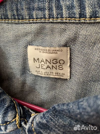 Джинсовая куртка mango размер s