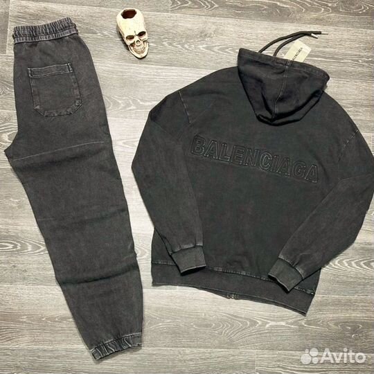 Костюм Balenciaga зип худи и штаны варёнка s-3xl