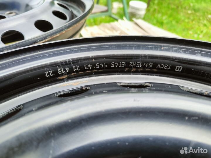 Продам штампованные диски R 15 4*114.3